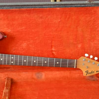 Competition Red 1972 Fender Mustang with Original Case image 4