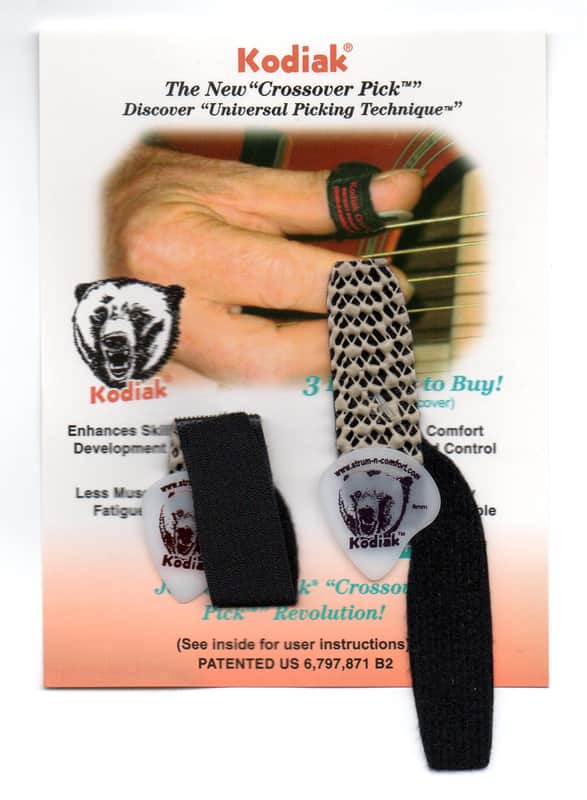 Thumb Pick - Kodiak Crossover Thumb Pick dual pack with free Artist Signature Picks image 1