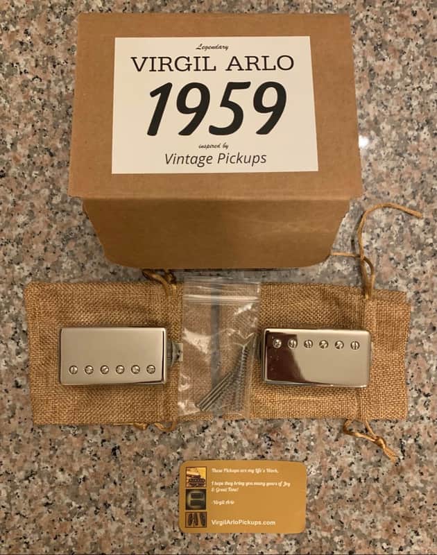 Virgil Arlo White Label 1959 PAF humbuckers image 1