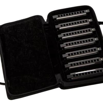 Fender Blues Deluxe Harmonica 7 Pack with Case image 3
