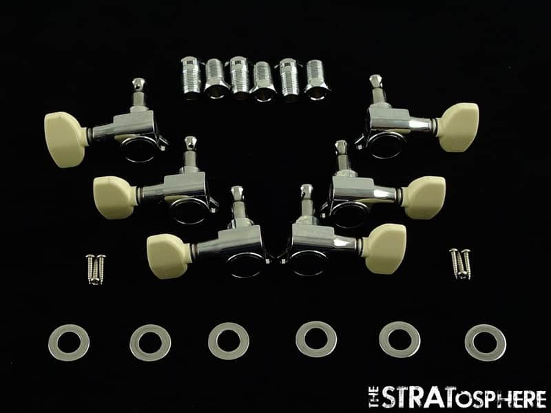 6 PRS SE Custom 24-08 TUNERS TUNING PEGS, PRS Designed Guitar Parts, Nickel. image 1