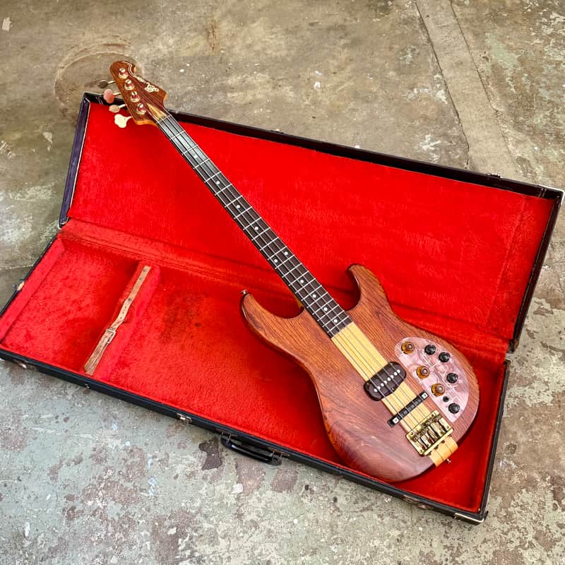 Roland G33B Bass Guitar synth controller 1980 - Walnut neck thru original vintage MIJ Japan Ibanez Fujigen analog synthesizer image 1