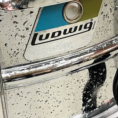 Vintage 1980s Ludwig Supraphonic Snare Drum image 6