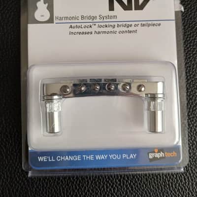 Graph Tech Resomax Tune-o-matic Bridge NV1 PM-8863 CO Chrome image 1