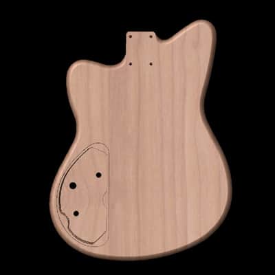 Custom Made To Order Unfinished 2 Piece Alder Semi Hollow TN Guitar Body Fits Strat Stratocaster Neck image 2