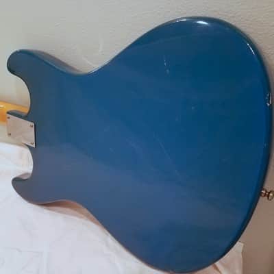 Mosrite Ventures II Slab Body Guitar Serial #B022 1965 Blue image 12