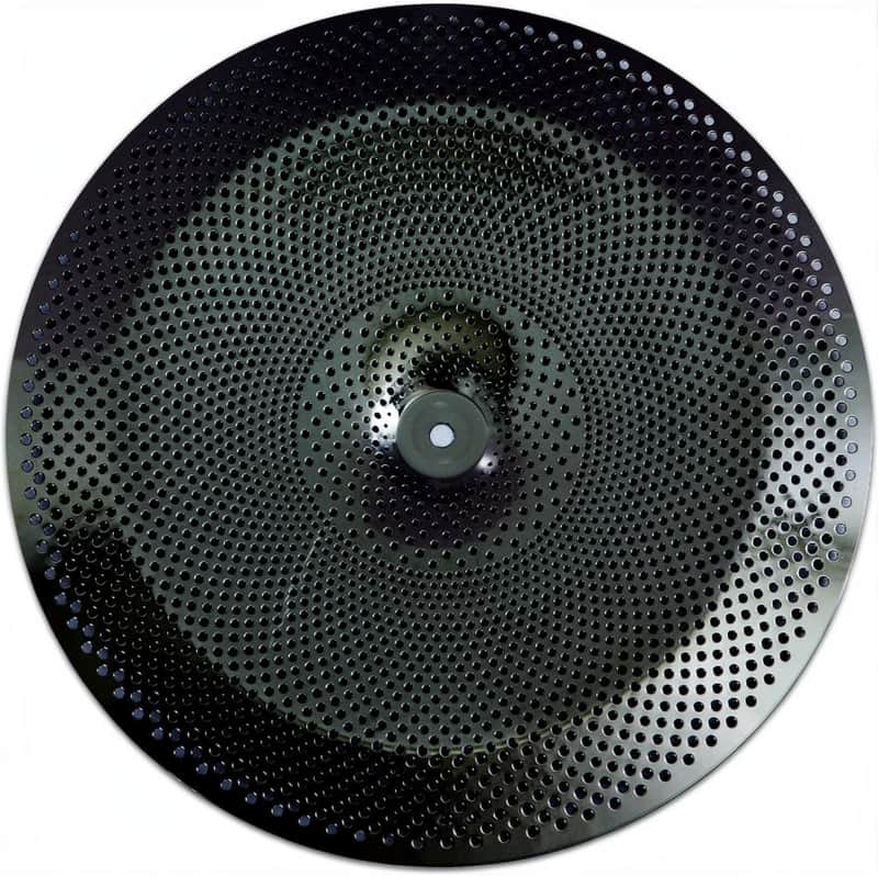 16 inches Low Volume Cymbal for Quiet Practice (16″,black) image 1