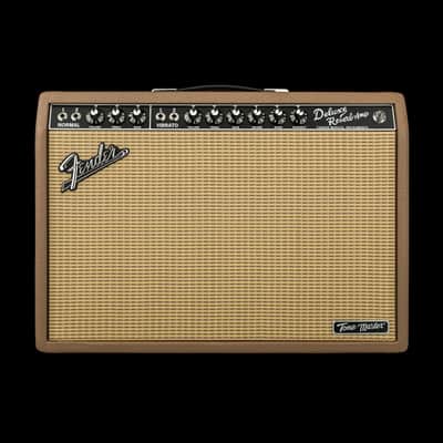 Fender Tone Master Deluxe Reverb Guitar Amplifier - Cocoa image 1