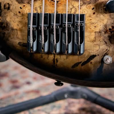 Legator HB5SS-JB 5-String Electric Bass - Jupiter Burst with Gig Bag image 9