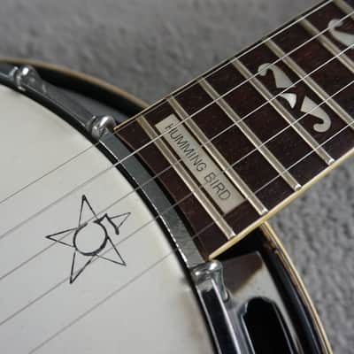 Tokai Hummingbird 5-String Resonator Banjo MIJ w/ D-Tuners & Hard Case image 9