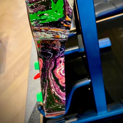 Ibanez JEM77-PMC 1991 Purple Multi Color – Near Mint - ATD Swirl image 11