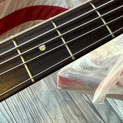2015 Fender American Standard Jazz Bass V - Olympic White image 18