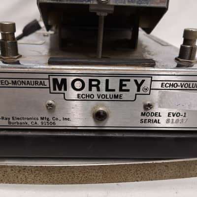 Morley EVO-1 Vintage Oil Can Echo Volume Pedal #2607 For Repair/Rebuild Not Working - Final Sale image 3