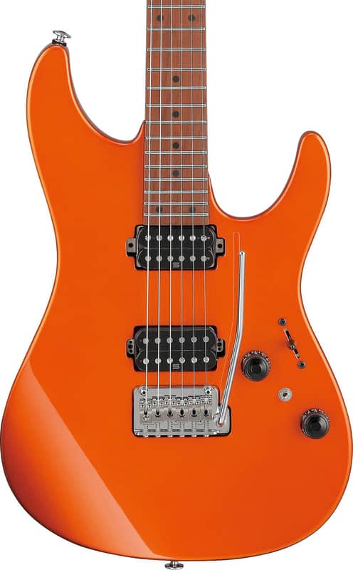 Ibanez Prestige AZ2402 Electric Guitar - Roadster Orange Metallic image 1
