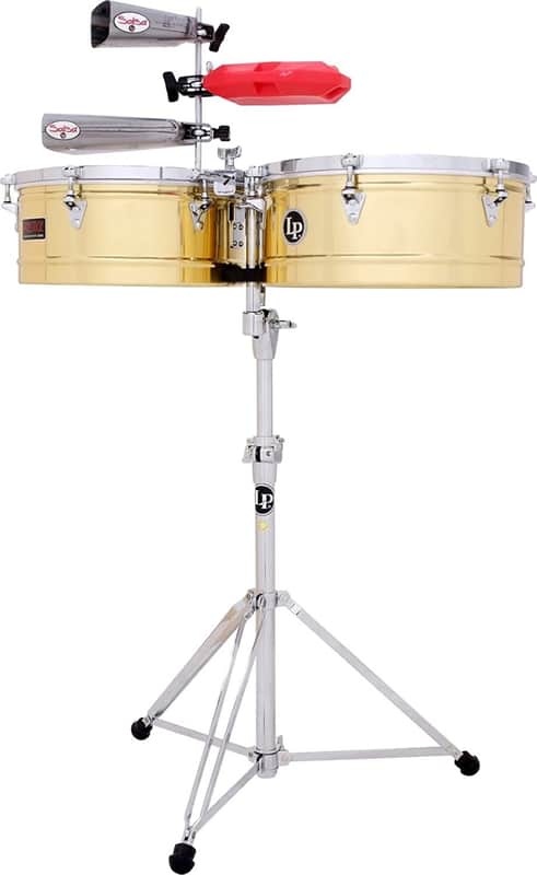 LP Prestige Series Brass Timbales (13 inch/14 inch) image 1