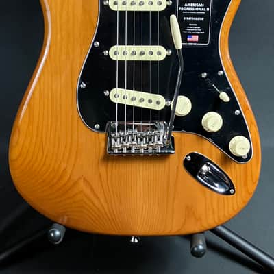 Fender American Professional II Stratocaster Electric Guitar Roasted Pine w/ OHSC image 2