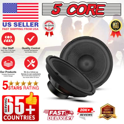 5 Core 8 Inch Car Woofer Audio 4Pcs 1000W 4Ohm Deep Bass Subwoofer Component Loud Speaker System image 13