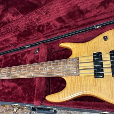 1991 Ken Smith BT6 - 6-String Bass, Flame Maple w/OHSC image 7