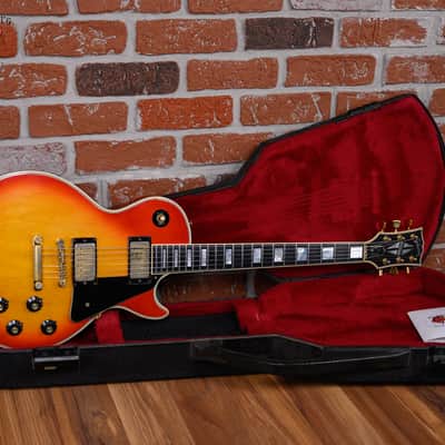 Gibson Les Paul Custom Twentieth Anniversary Cherry Sunburst 1974 w/OHSC image 2