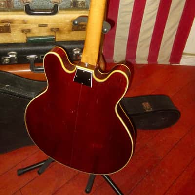1968 Ovation Model 1232 Tornado Hollowbody Electric Cherry Red image 6