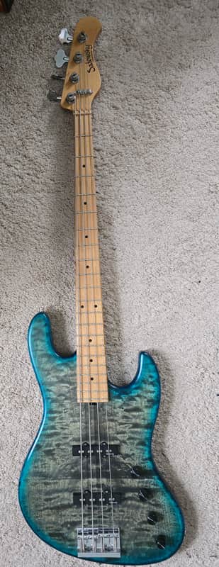 Sadowsky MetroLine 21 Fret J/J Limited Edition 2020 - Whale Blue Transparent Satin image 1