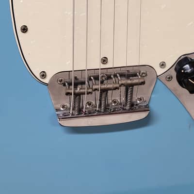 1966 Fender Musicmaster II Short Scale - Daphne Blue With Original Case image 3