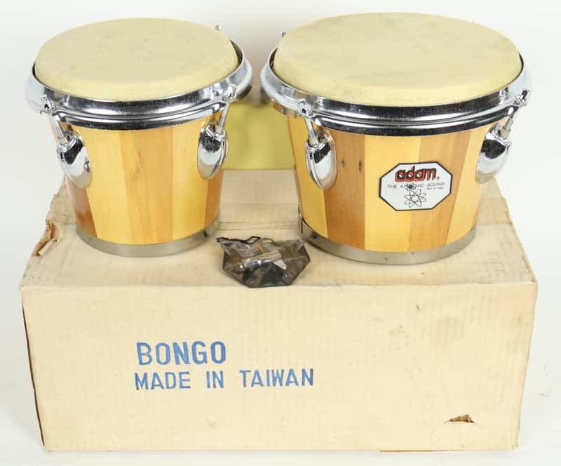 Vintage Adam Atomic Sound Bongos New Old Stock image 1
