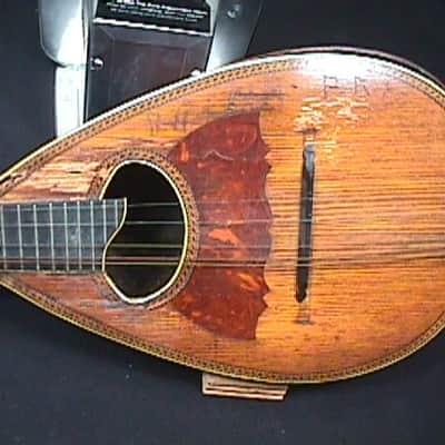 Antique Bow Back-Gord Back 8 String Mandolin as-is   3 M image 2