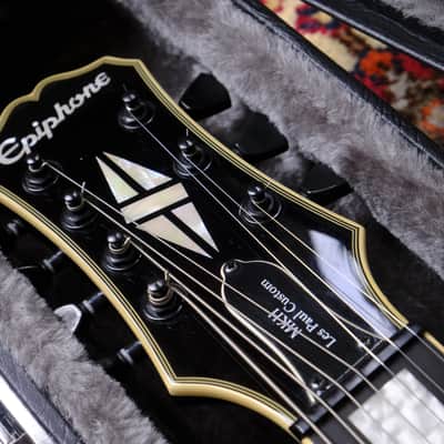 Epiphone Matt Heafy Signature Les Paul Custom-7 2014 Ebony image 8