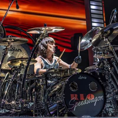 REO Speedwagon, Bryan Hitt’s 2016 Ludwig -Gibraltar Complete Drum Set. Band Signed! Extras! image 16