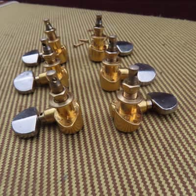 IBANEZ ARTIST 300 SERIES 1978 GOLD MACHINE HEAD RARE 3-3 SIDE SET TUNERS RARE! image 4