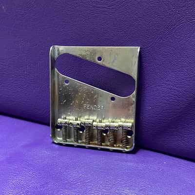 Vintage 1970s Fender Telecaster Tele six 6 Saddle ashtray Bridge Natural relic image 1