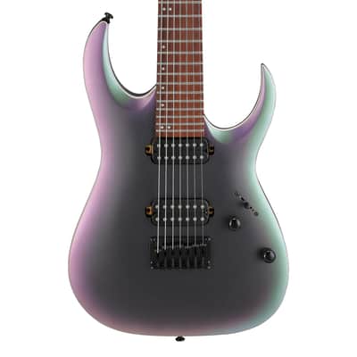 Ibanez RGA742EX RGA Standard 7-String Electric Guitar - Black Aurora Burst Matte image 1
