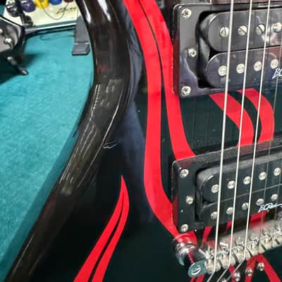 B.C. Rich Warlock Kerry King KKW Red Tribal image 5