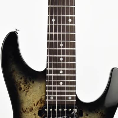 Ibanez AZ427P1PB Premium 7-string Electric Guitar - Charcoal Black Burst 3425gr image 5