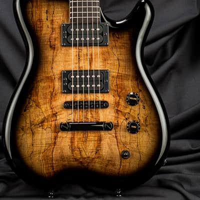Kiesel Carvin H2 Allan Holdsworth Signature 6 String Acoustic Electric Guitar Flamed Spalted Maple image 1