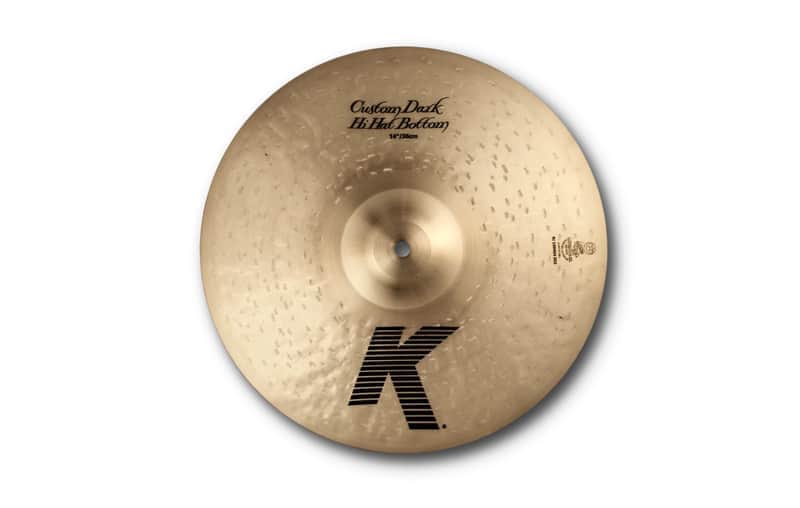 Zildjian 14" K Custom Dark HiHats Bottom Cymbal image 1