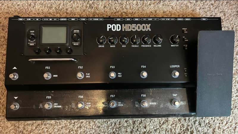 Line 6 POD HD500X Multi-Effect and Amp Modeler 2012 - 2015 - Black image 1