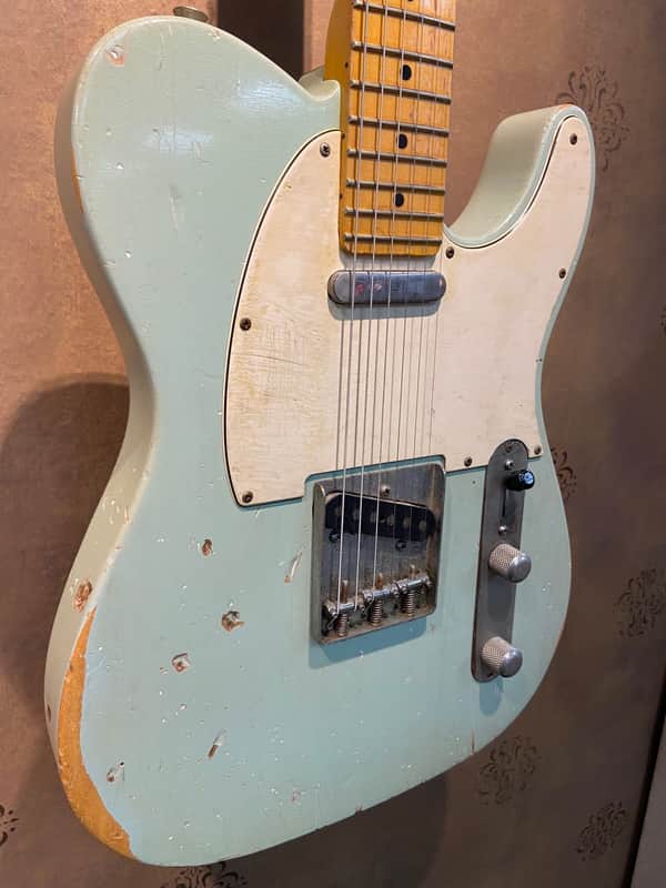 Custom Relic Fender Highway One Telecaster with Maple Fretboard - 2007 - Daphne Blue