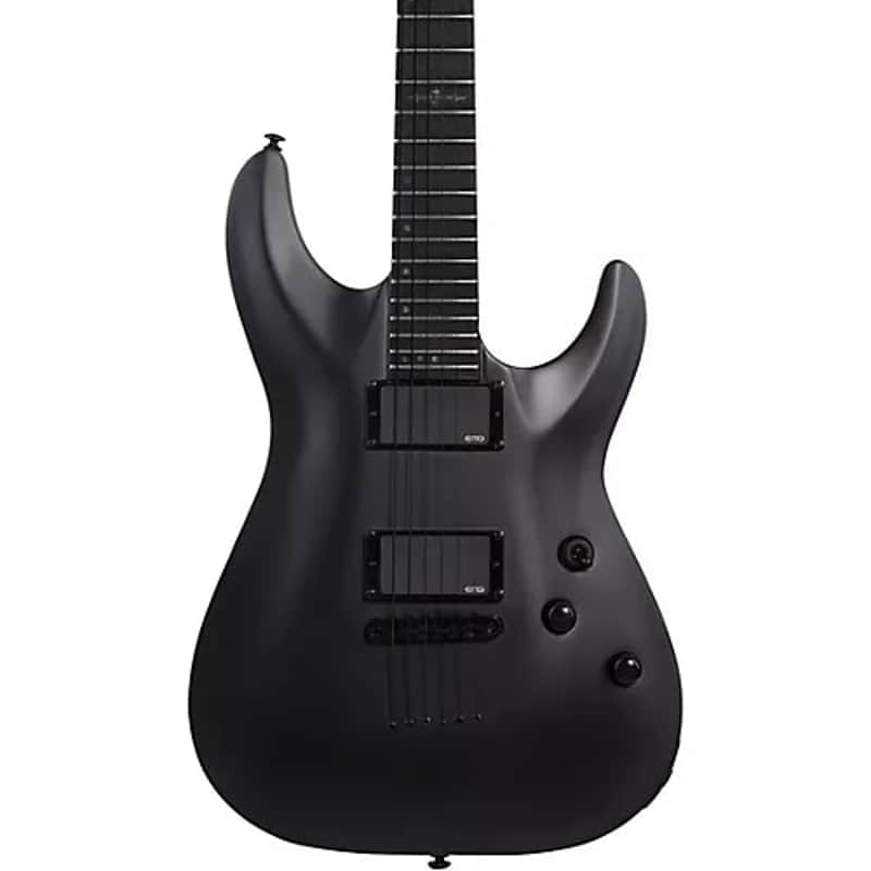 Schecter Guitar Research C-1 Platinum Blackout Electric Guitar 2025 - Satin Black image 1