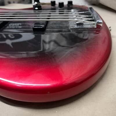 Heartfield DR Series DR-5 5-string Bass Aguilar Preamp MIJ Made In Japan Red/Black image 14