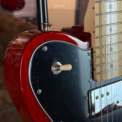 Fender '72 Telecaster Custom with Bigsby Sunset Orange (Limited Edition) incl. Gigbag - used image 6