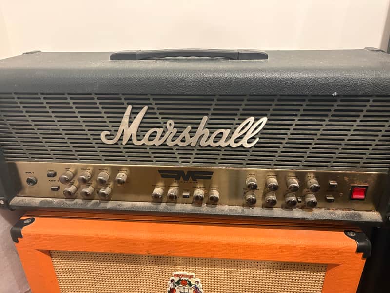 Marshall MF350 Mode Four 350-Watt Hybrid Guitar Amp Head 2000s - Black image 1
