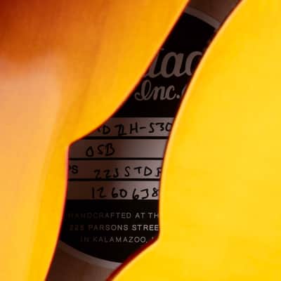 Heritage Standard II Collection H-530 Sunburst Electric Guitar With Case image 7