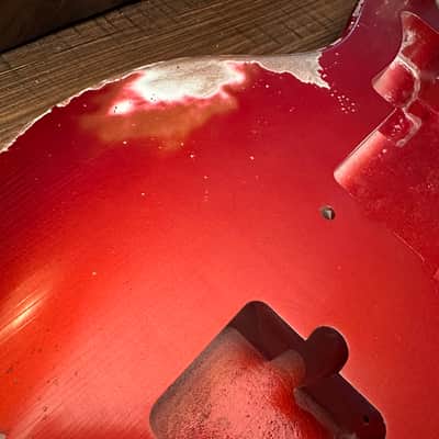 MJT Jazzmaster body - Red Metallic, Pool Rout image 5