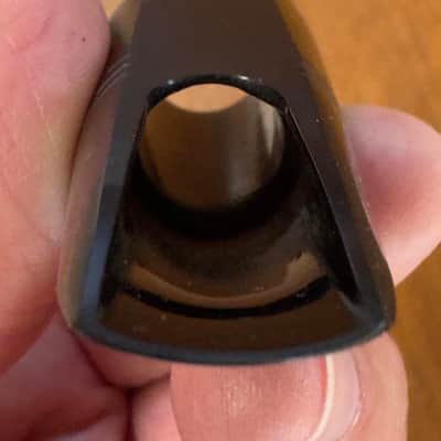 Lelandais (Steel Ebonite) Soprano mouthpiece Soprano 1940's-1950's - Black Hard Rubber image 7