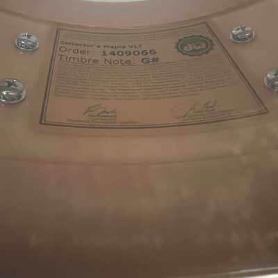 Mint DW 6.5" x 14" Collector's Series SSC Maple Shell Snare Drum - Vintage Marine w/ Chrome Hardware image 4