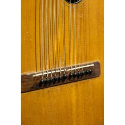 1943 Levin Model 102 12-string Bass Lute natural image 7