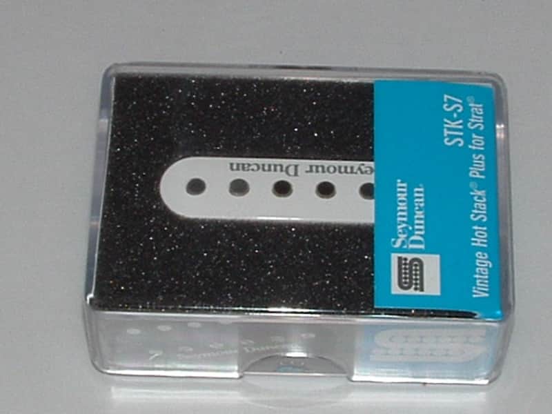 Seymour Duncan STK-S7 Vintage Hot Stack Plus for Strat Pickup (Parchment) - STK-S7 Parchment image 1