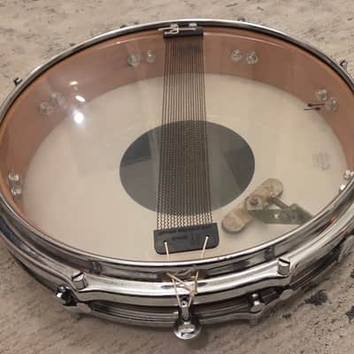 SONOR D-472 Pancake Snare 14x2 aus 1964 - gold glitter image 4
